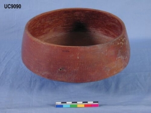 Badarian rippled and polished bowl UC9090 - Copyright of the Petrie Museum of Egyptian Archaeology, UCL